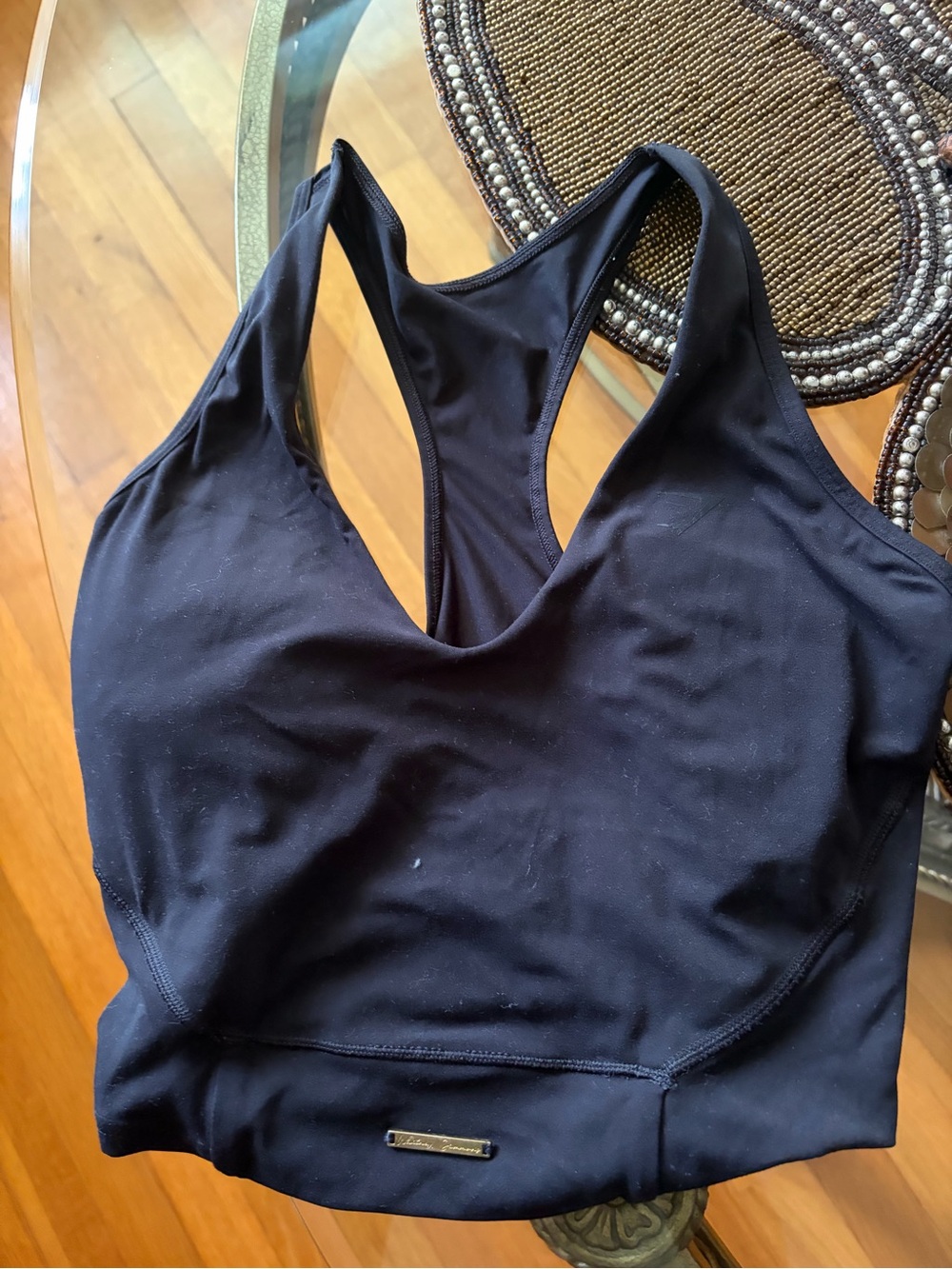 Black Gymshark Whitney Tank